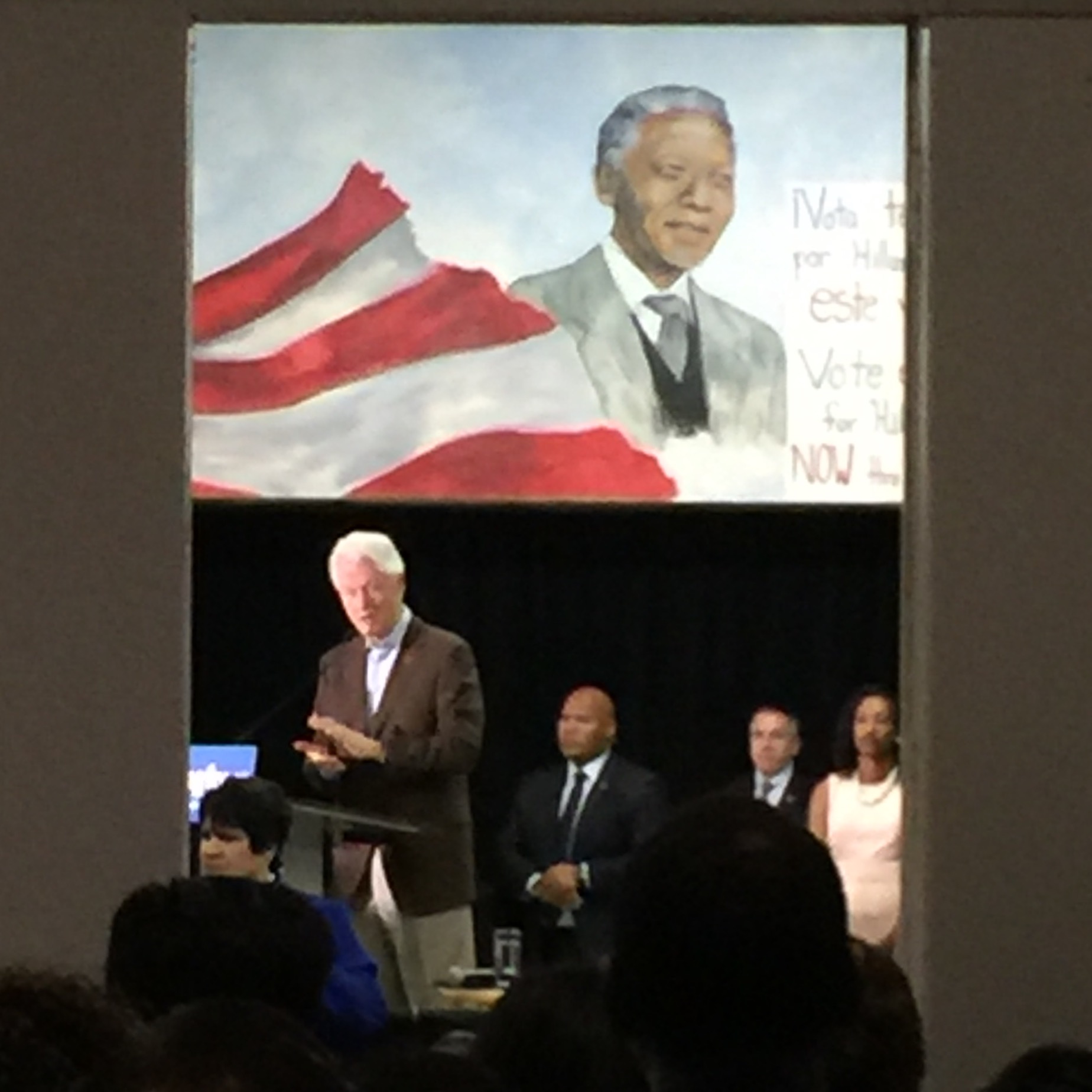 Bill Clinton speaking at an event in Dallas in 2016.