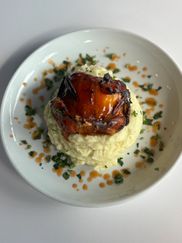 A plated entrée at Olaf’s Restaurant and Bar in Clifton