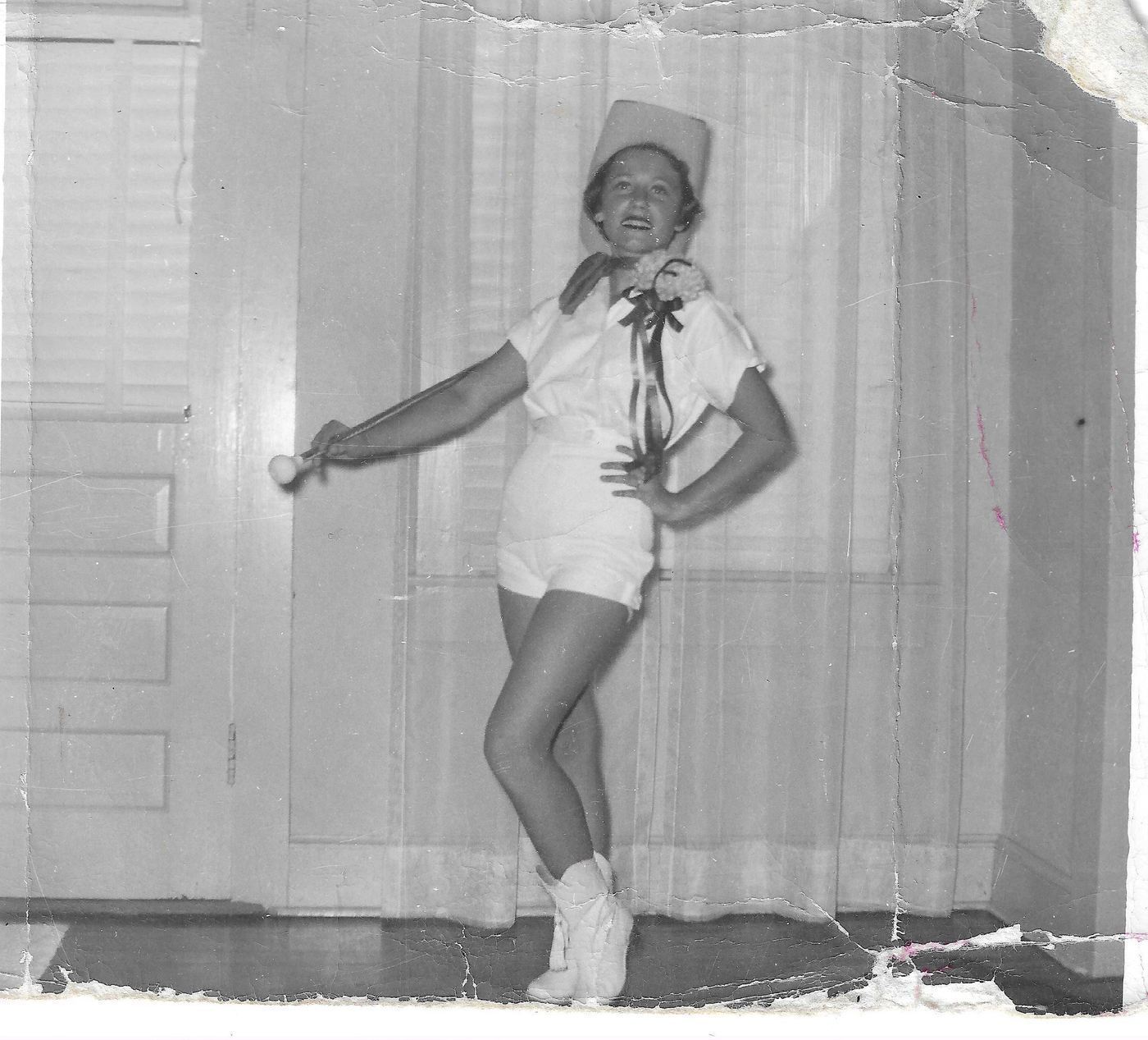 Original: Ivana with the baton