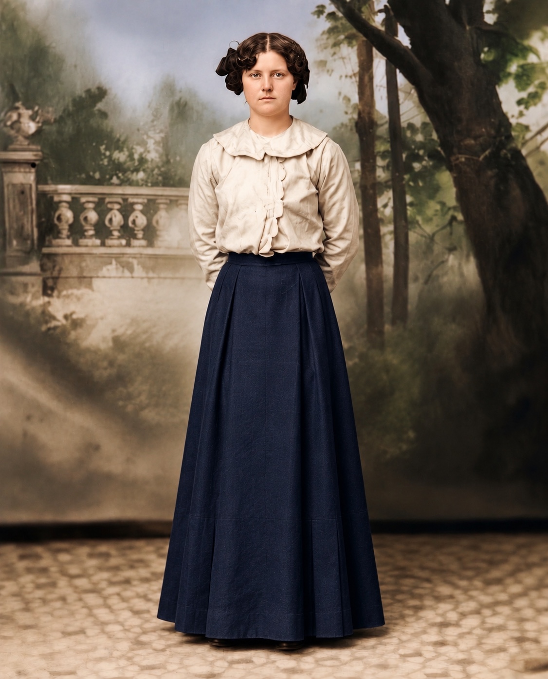 Della Mae Ferguson Hollingsworth — AI-assisted historical reconstruction based on HIM-2026-012
