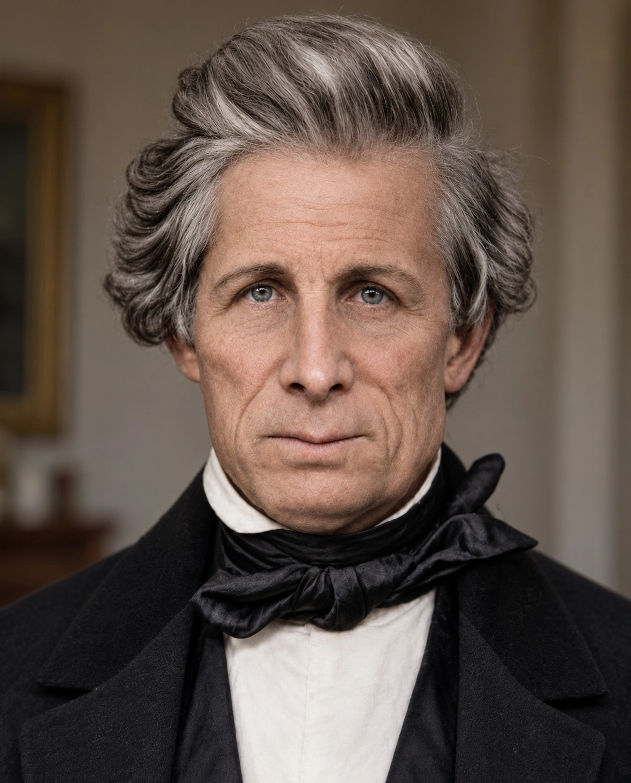 Reconstructed likeness of Daniel Perry III; modern artistic interpretation