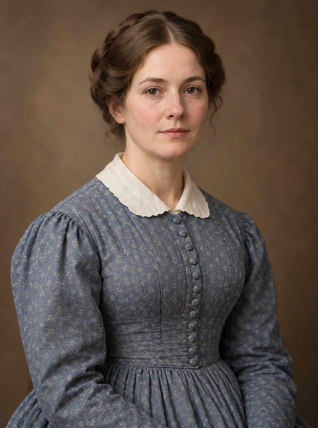 Imagined likeness of Eliza J. Whitehead Perry; modern artistic interpretation
