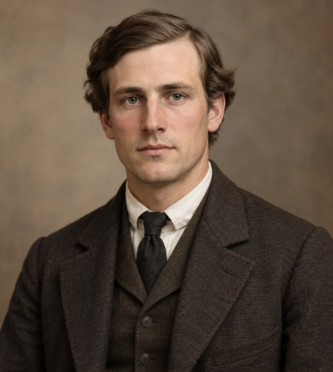 Imagined likeness of William Morton Perry; modern artistic interpretation